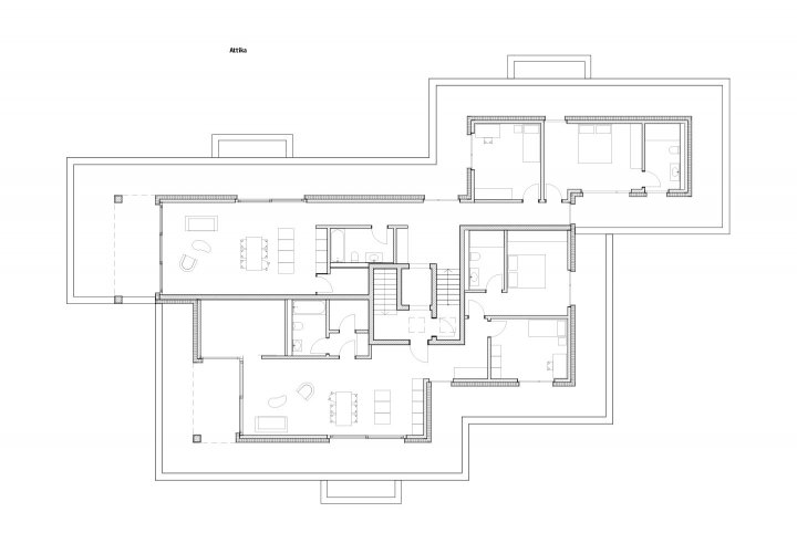Grundriss Attika